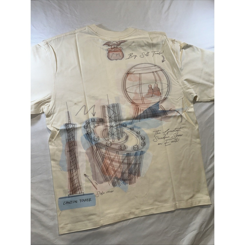 Sneaker Con x Jeff Hamilton Canton Tower Tee Size Medium NWT - Picture 9 of 14